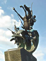 Polish Army Memorial For American Soldiers